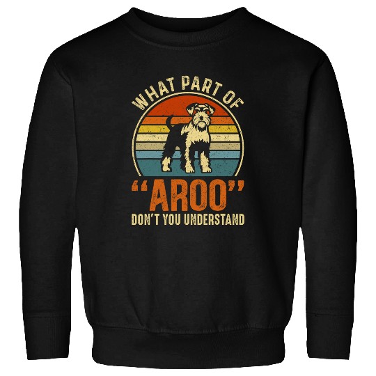 Discover Mini Schnauzer Mom Mini Schnauzer Dad Retro Vintage Sweatshirts