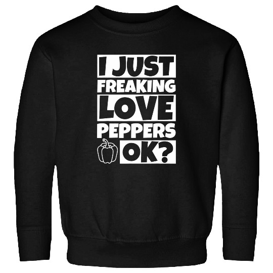 Pepper Lover Funny Peppers Humor Gift Sweatshirts