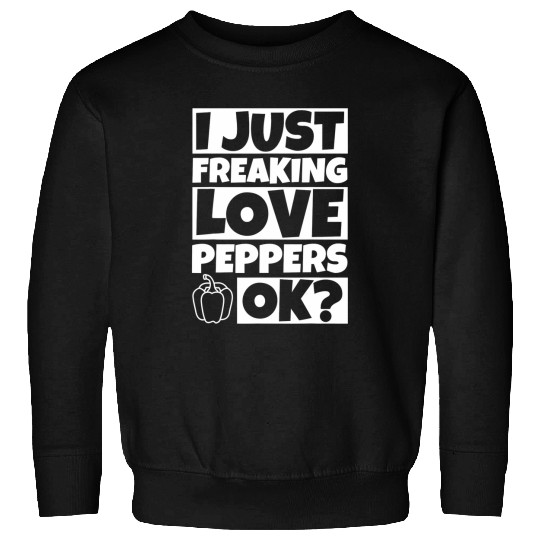Pepper Lover Funny Peppers Humor Gift Sweatshirts