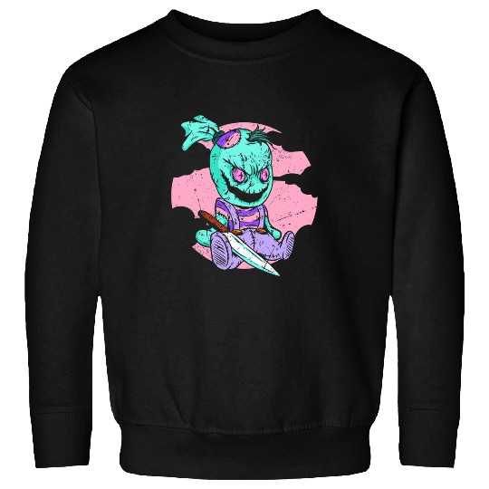 Horror Doll Pastel Goth Aesthetic Gothic Sweatshirts