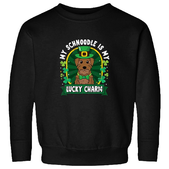 Schnoodle St Patricks Lucky Charm Mom Dad Gift Sweatshirts