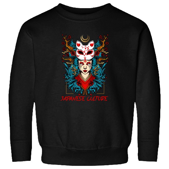 Japanese Ancient Culture Traditional Geisha Sweatshirts