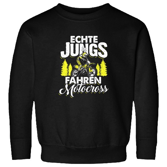 Real boys driving motocross motorcycle biker Enduro dirt bike Sweatshirts