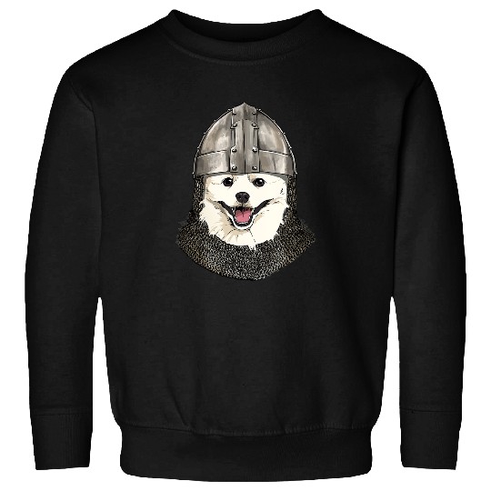 Medieval American Eskimo Knight Warrior Dog Lover 5 Sweatshirts