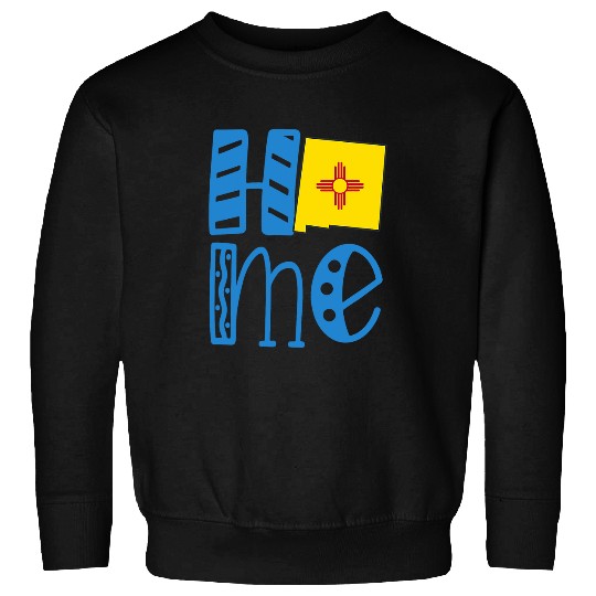 homes New Mexico in Art Block Letters Sweatshirts