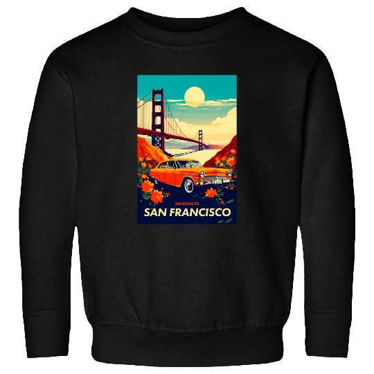 San Francisco vintages Travel Design Sweatshirts