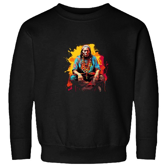 Sitting Bull Waiting Sweatshirts