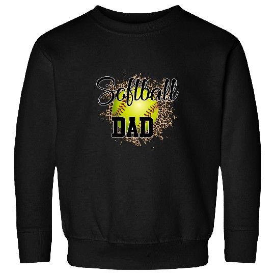 mens proud softball dad softball dad coach Sweatshirts