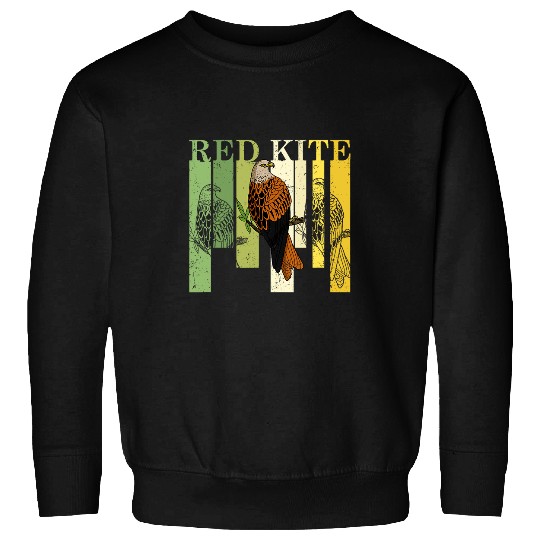Red kite biologist ornithologist bird motif 5 Sweatshirts