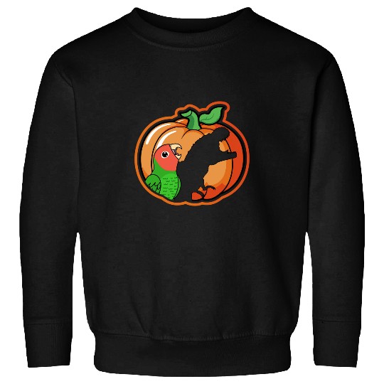 Pumpkin Parrot 2T Rexs Shadow I Rosyfaced Green Lovebird Sweatshirts