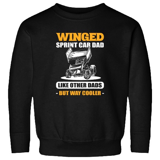 Winged Sprint Car Dad 2Sprint Car Racer Sweatshirts