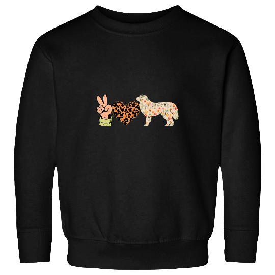Peace Love Great Pyrenees great pyrenees Sweatshirts