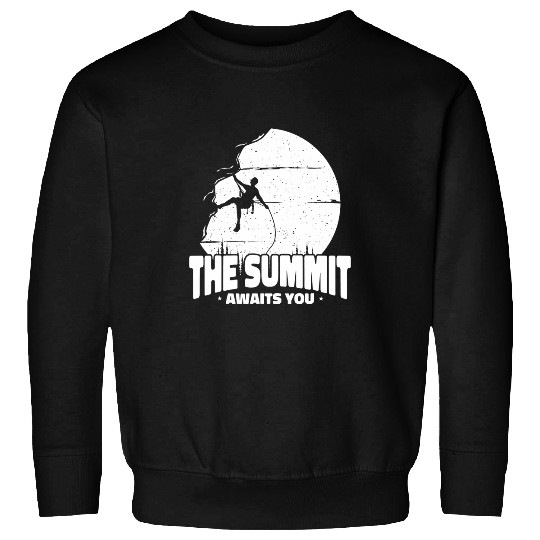Rock Climbing Mountain Climb Mountaineer Bouldering Climber Sweatshirts