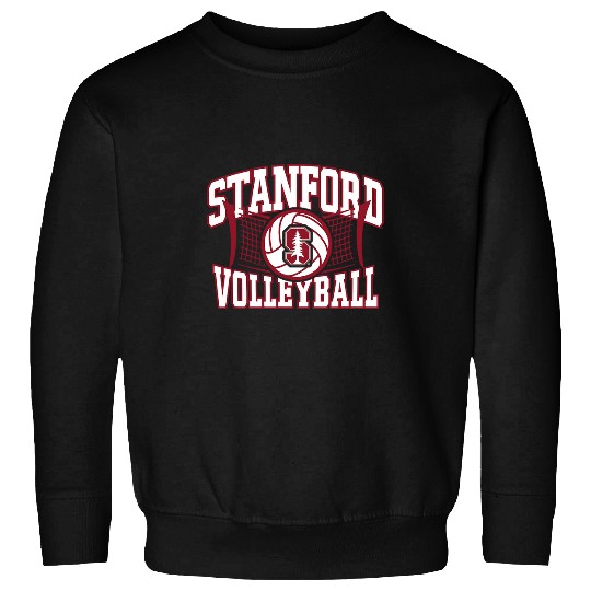 Stanford Cardinal Volleyball Spike Gray Officially Licensed Sweatshirts