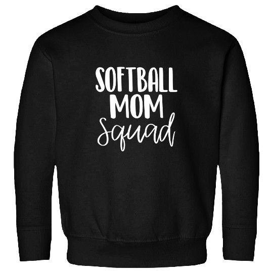 Softball players mom daughter team game support bat ball Sweatshirts