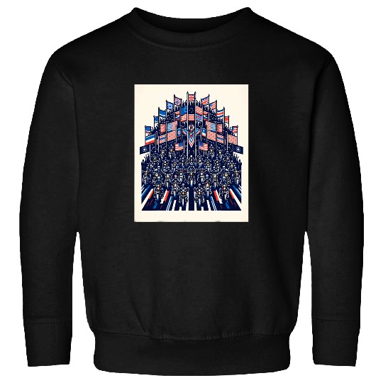 Patriotic Motorcycle Rally Sweatshirts