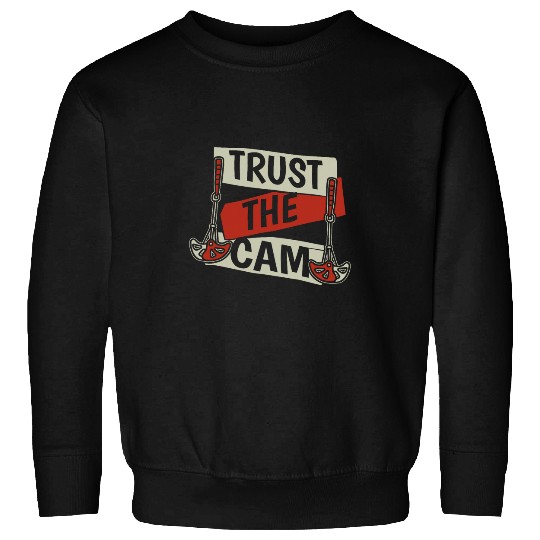 Rock Climbing Cam Bouldering Mountaineer Climb Climber Sweatshirts