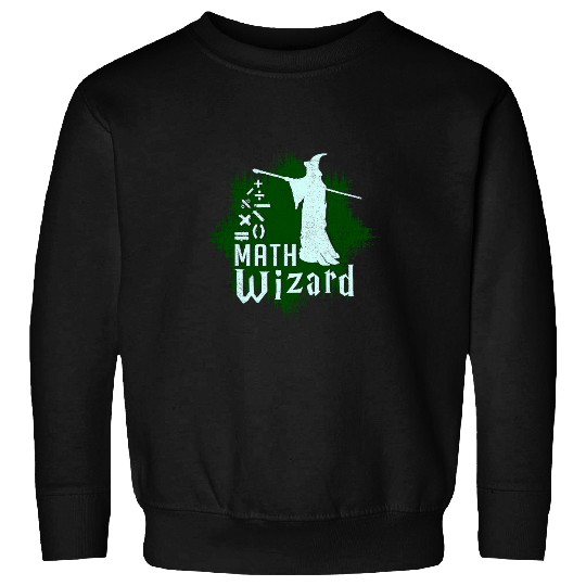 Math Wizard Mathematics Mathematician Sweatshirts