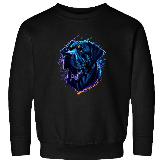 Rottweiler Vector Art Colorful Sweatshirts