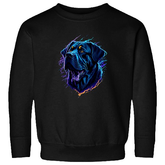 Rottweiler Vector Art Colorful Sweatshirts