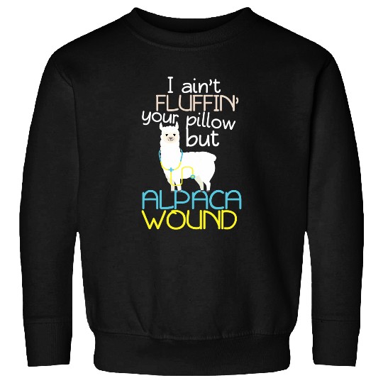 Wound Care nurses Practitioner Paramedic Alpaca Trauma ER Sweatshirts
