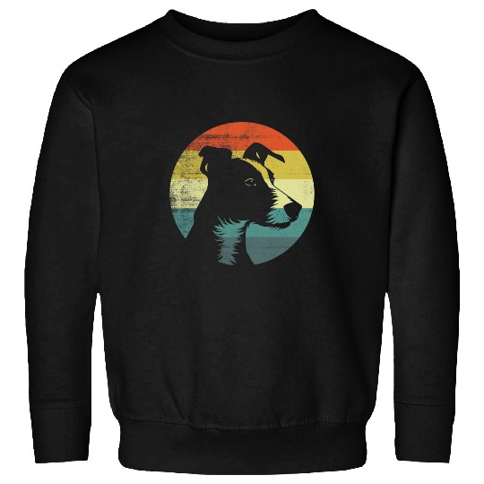 Retro vintages Design Smooth Fox Terrier Dog Sweatshirts
