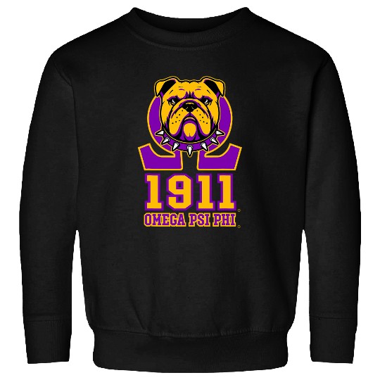 Omega Psi Phi Fraternity Omega Psi Phi Bulldog Sweatshirts