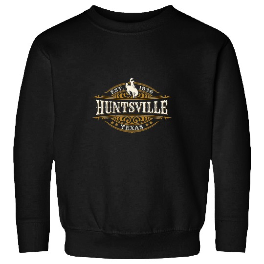 Huntsville Texas Western Style Rodeo Cowboy Novelty Souvenir Sweatshirts