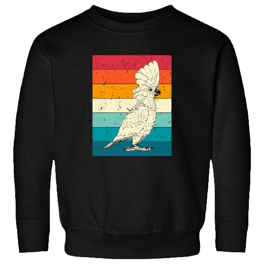 Retro vintages Umbrella Cockatoo Sunglasses Parrot Bird Sweatshirts