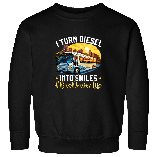 School Bus Driver Job Profession Transport Driving 15 Sweatshirts