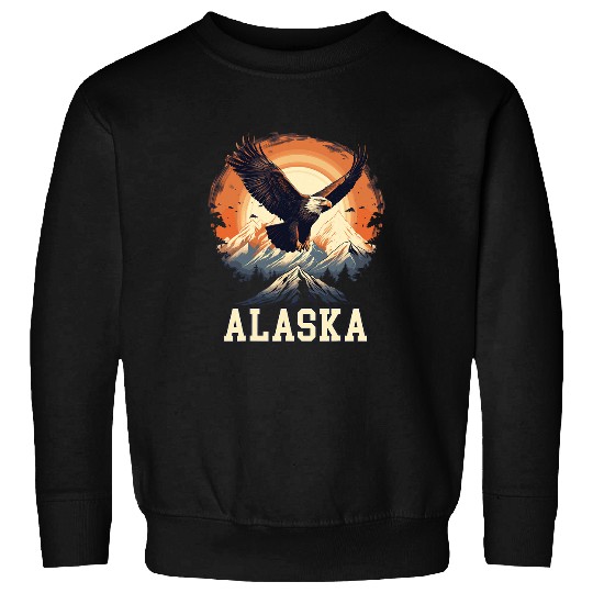 Glacier Mountain Landscape Alaskan Wildlife Alaska Eagle Sweatshirts
