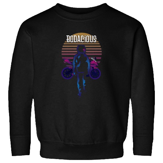 Retro 80s Synthwave Motorcycle Gift Vaporwave Aesthetic Sweatshirts