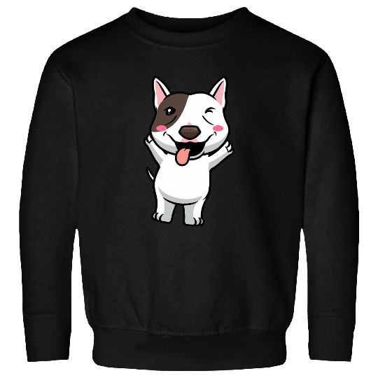 Miniature Bull Terrier Dog 1 Sweatshirts