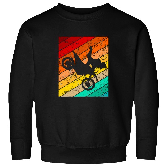 Motocross Motorcycle Biker Motorcycle Rider vintages Retro 28 Sweatshirts