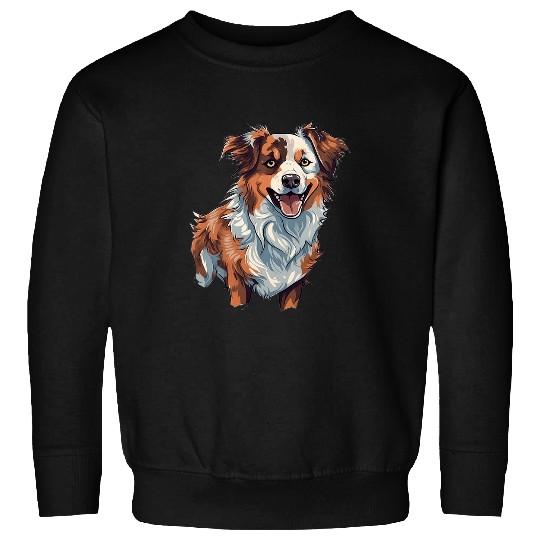 Pawsome Pals Australian Shepherd Cartoon Sweatshirts