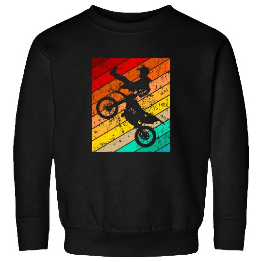 Motocross Motorcycle Biker Motorcycle Rider vintages Retro 25 Sweatshirts