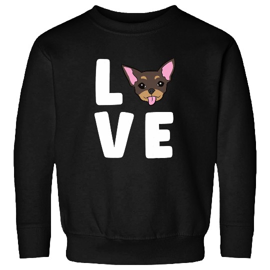 I Love Chihuahuas Funny Chihuahua Lover Sweatshirts