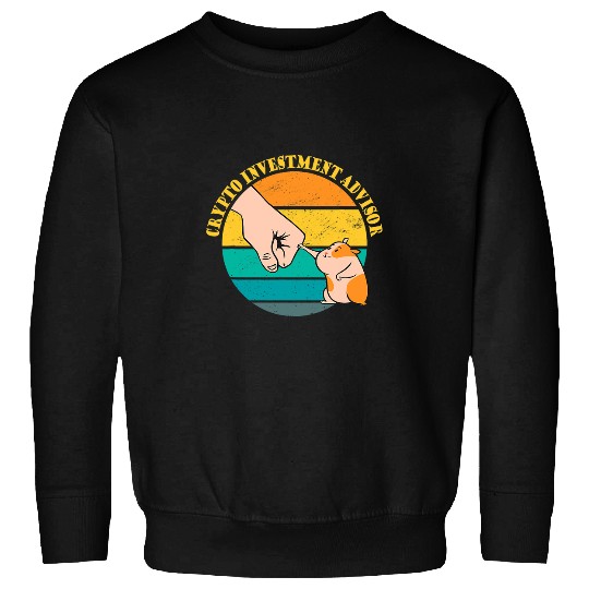 Krypto Investment Consultant Hamster I Cryptocurrency Prediction Sweatshirts