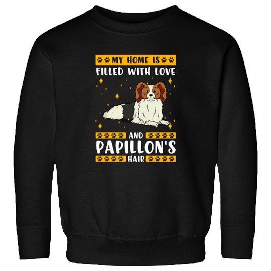 Papillons Hair Dog Owner Continental Toy Spaniel Breed Sweatshirts