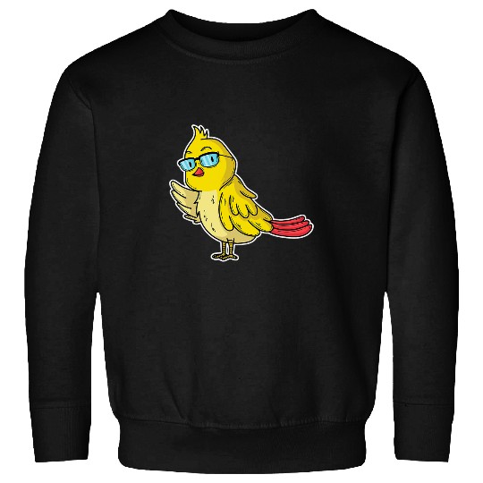 Nerdy Bird with Glasses Sweatshirts