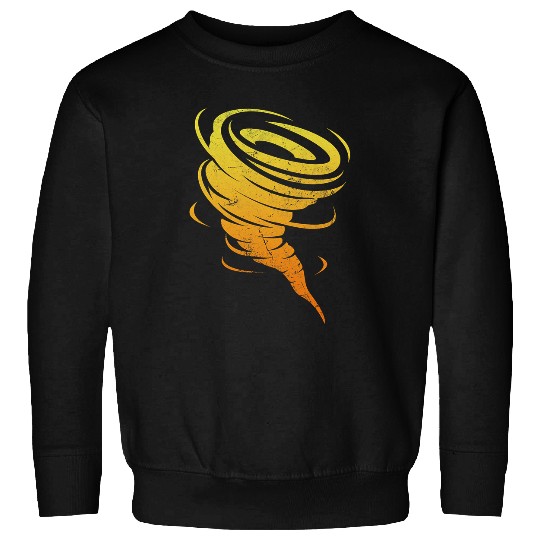 Tornado Storm Chaser Meteorologist Hurricane Chasing Grunge Sweatshirts