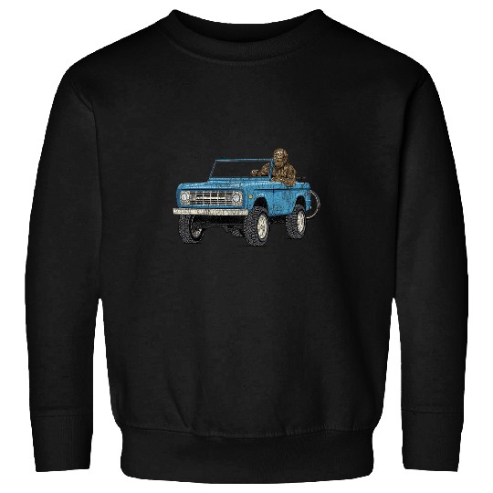 Sasquatch Mountain Biking Adventure Sweatshirts
