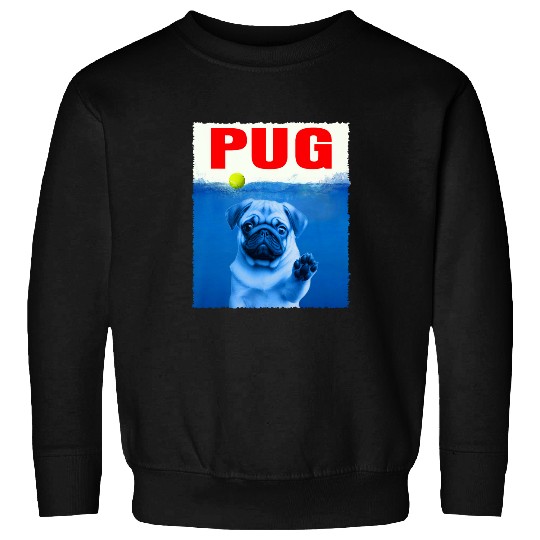 Pug Dog Paw Lover Animal 2Paws Pug Dogs Breed Pugs Puppies Sweatshirts