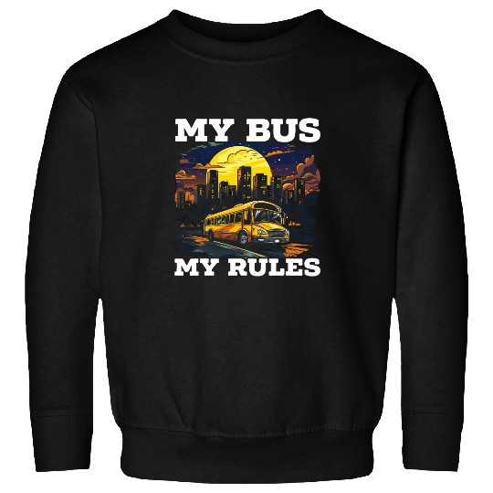 School Bus Driver Job Profession Transport Driving 3 Sweatshirts