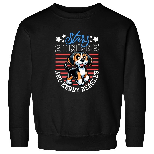 Patriotic Kerry Beagle Sweatshirts