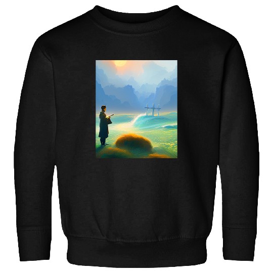 Sunday Worship by Don Castillo Artist on FB 1 Sweatshirts