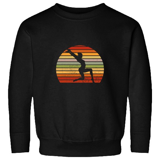 Retro Gymnastics Aerial Dance Acro Gymnast Gymnastics Coach Sweatshirts