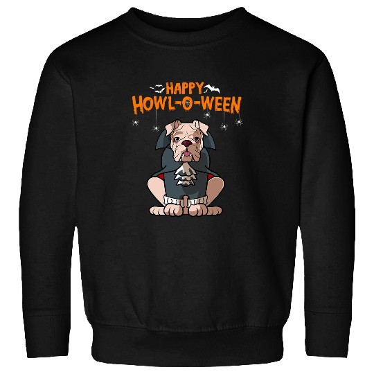 Howloween English Bulldog Dog Mom Halloween Costume Sweatshirts
