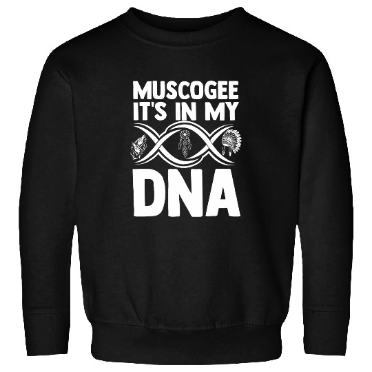 Muscogee DNA Native American Indian Indigenous Headdress Sweatshirts