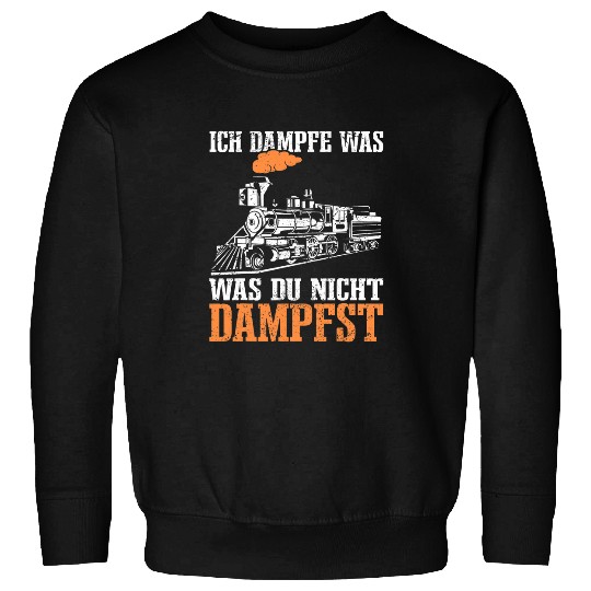 Model railway steam train train train steam Sweatshirts